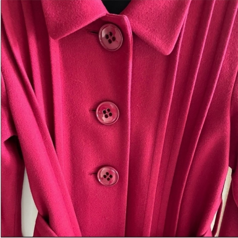 Theory Panya tie wool coat size small - Picture 7 of 9